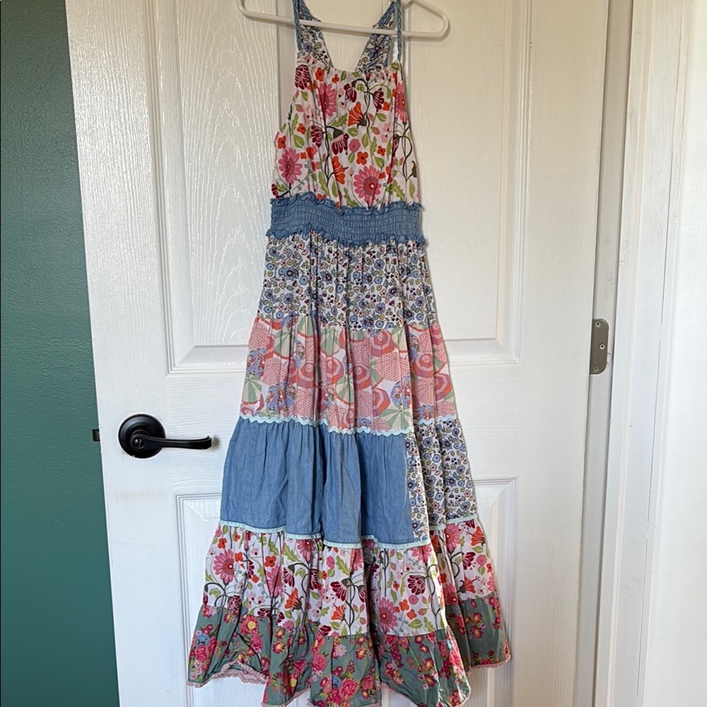 Floral Patchwork Maxi Dress